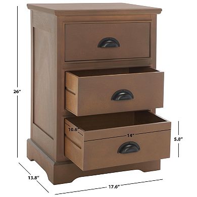 Safavieh Griffin 3-Drawer End Table