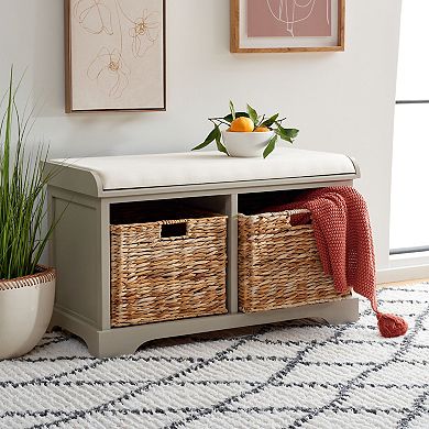 Safavieh Freddy Wicker Storage Bench