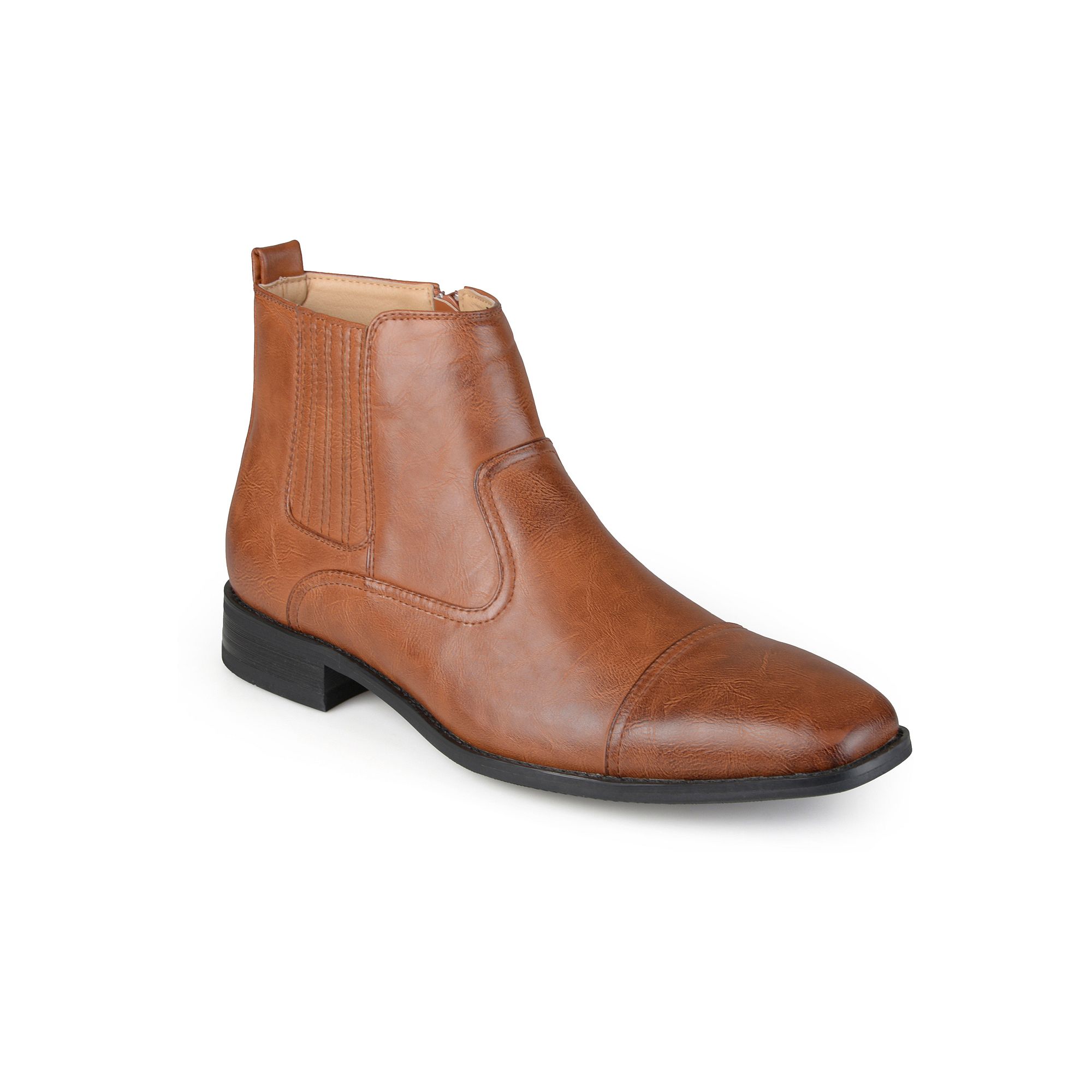 VANCE Alex Mens Cap-Toe Dress Boots, Size: 10.5