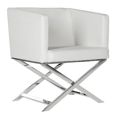 Safavieh Celine Faux-Leather Accent Chair