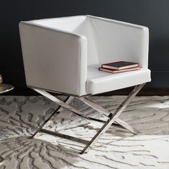 Safavieh Celine Faux-Leather Accent Chair