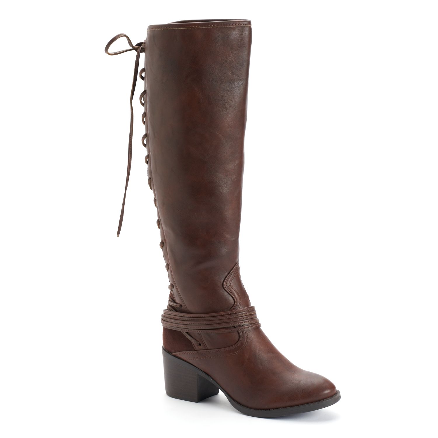 candies lace up boots