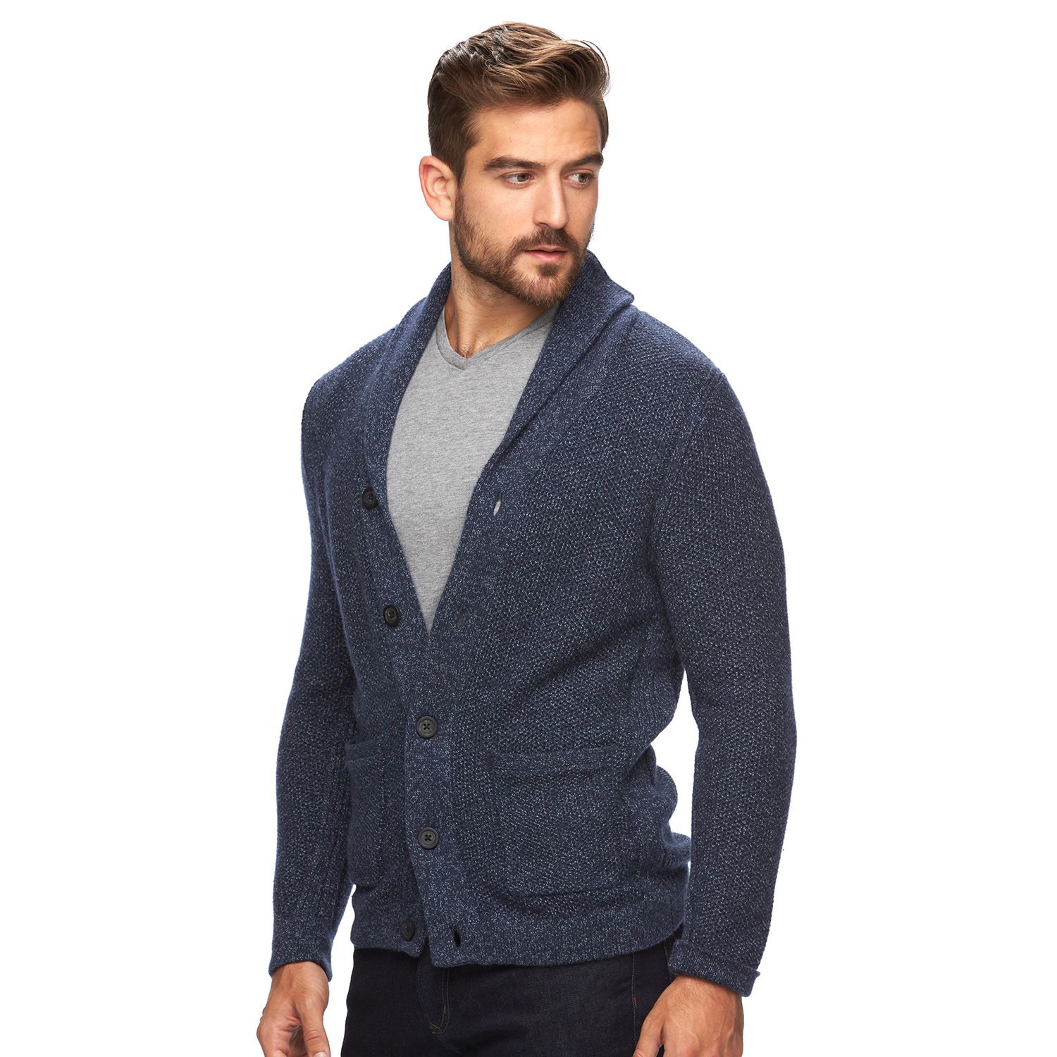 kohls mens cardigan