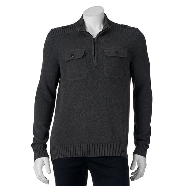 Men's Apt. 9® Modern-Fit Mockneck Quarter-Zip Sweater