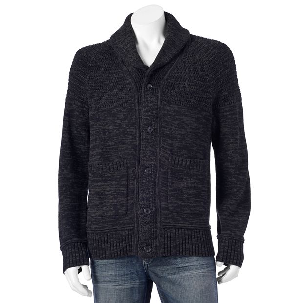 Kohls mens 2025 shawl cardigan