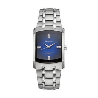 Armitron Men's Crystal Stainless Steel Watch