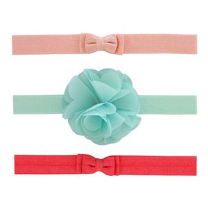 Baby Girl Carter's 3-pk. Rosette & Bow Head Wraps