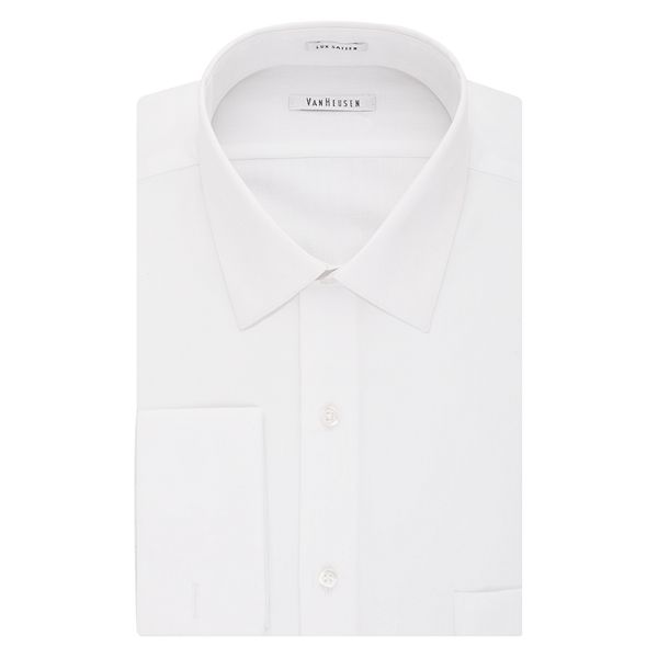 Men's Van Heusen Regular-Fit French Cuff Spread-Collar Dress Shirt