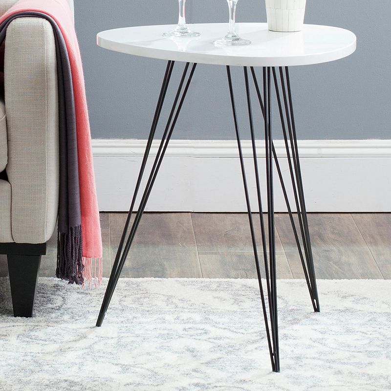 33159866 Safavieh Wolcott Lacquer End Table, Black sku 33159866
