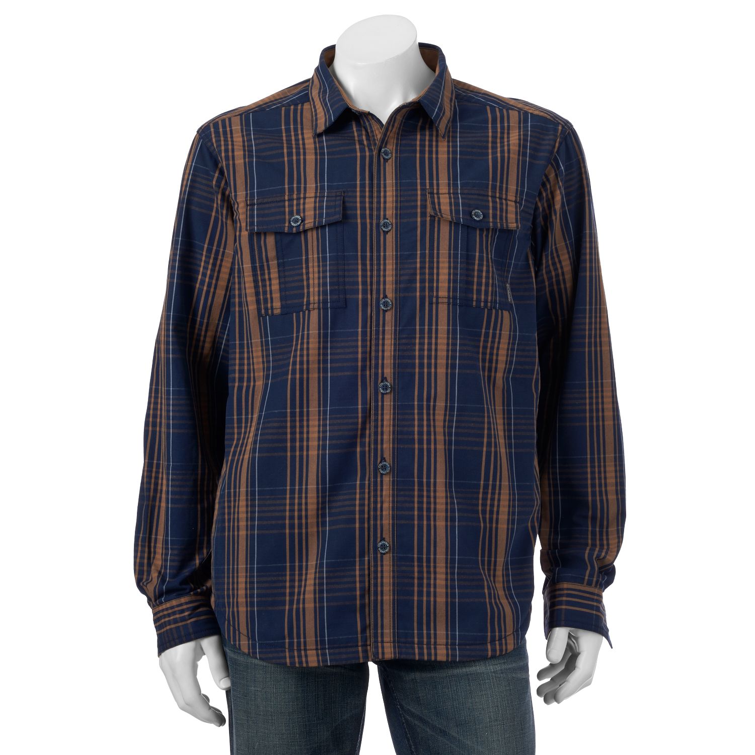 columbia fleece lined shirt