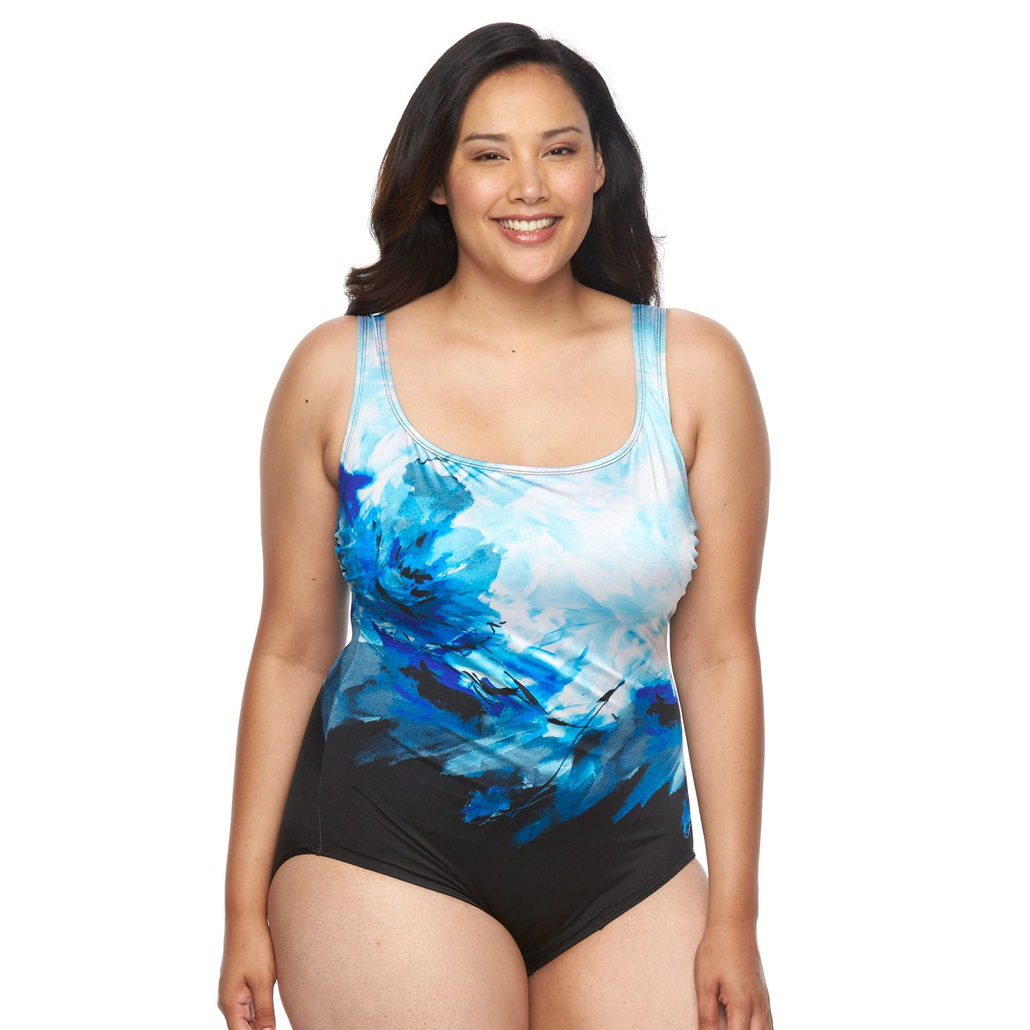 plus size long torso tankini