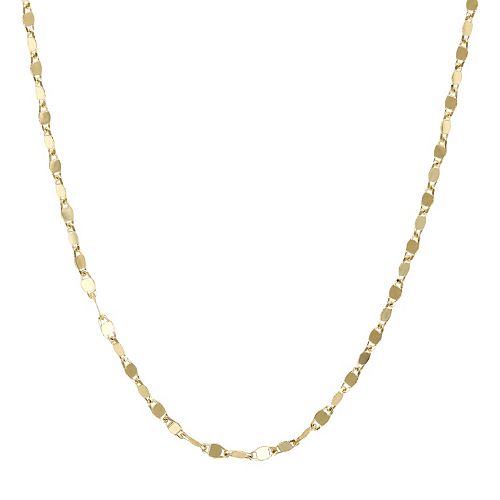 Everlasting Gold 14k Gold Valentino Chain Necklace
