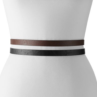 Women's Sonoma Goods For Life® 2-for-1 Reversible Belt Set