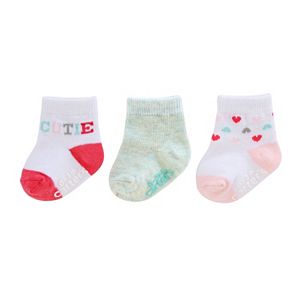 Baby Girl Carter's 3-pk. Pattern Low-Cut Socks