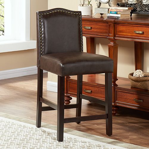 Morgan Nailhead Counter Stool