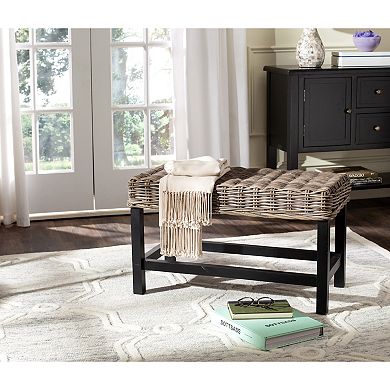 Safavieh Omari Wicker Bench