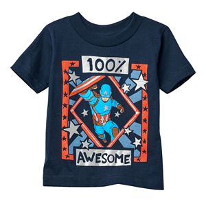 Toddler Boy Marvel Captain America 