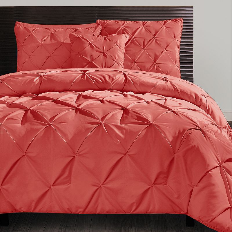 VCNY Home Carmen Bedding Set, Orange, Queen