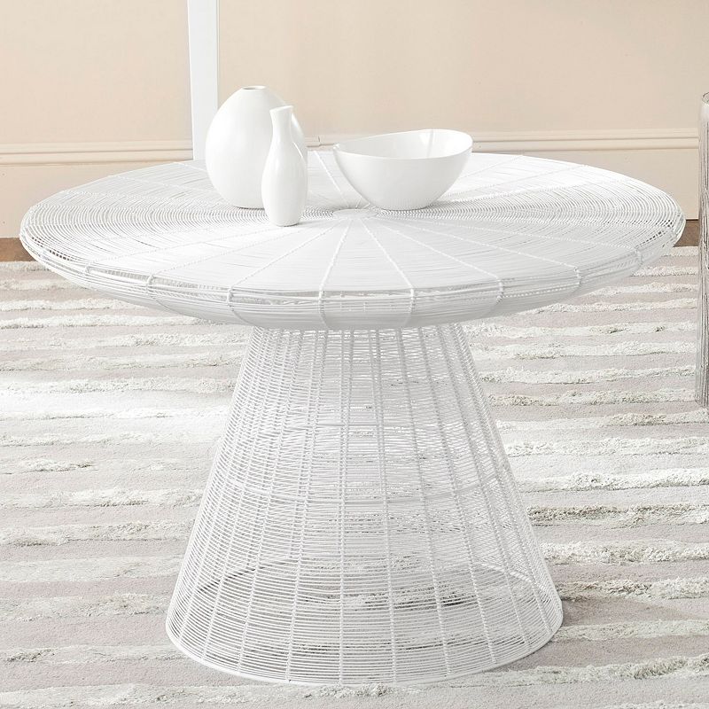 Safavieh Reginald Wire Coffee Table, White