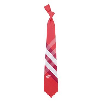 Men's NHL Detroit Red Wings Grid Tie