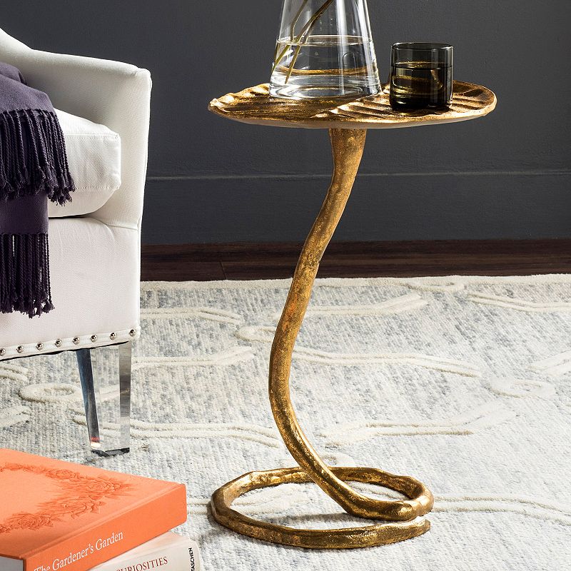 Safavieh Mina End Table, Gold