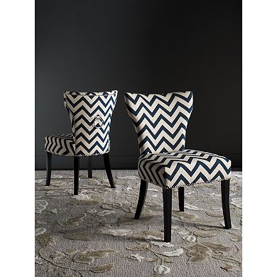 Safavieh Jappic Chevron Accent Chair 2-piece Set
