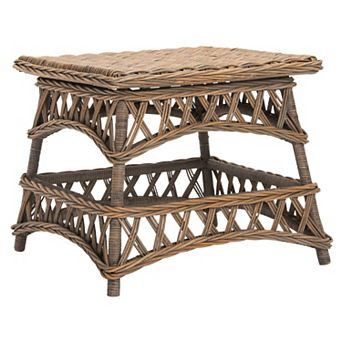 Safavieh Sora Wicker End Table