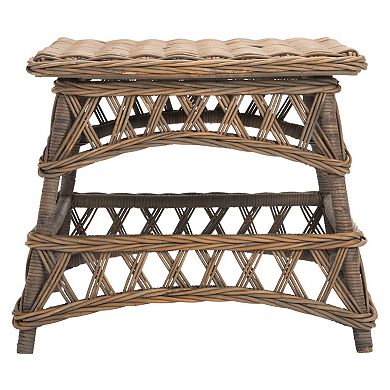 Safavieh Sora Wicker End Table