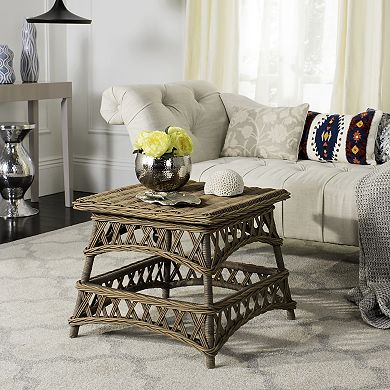 Safavieh Sora Wicker End Table