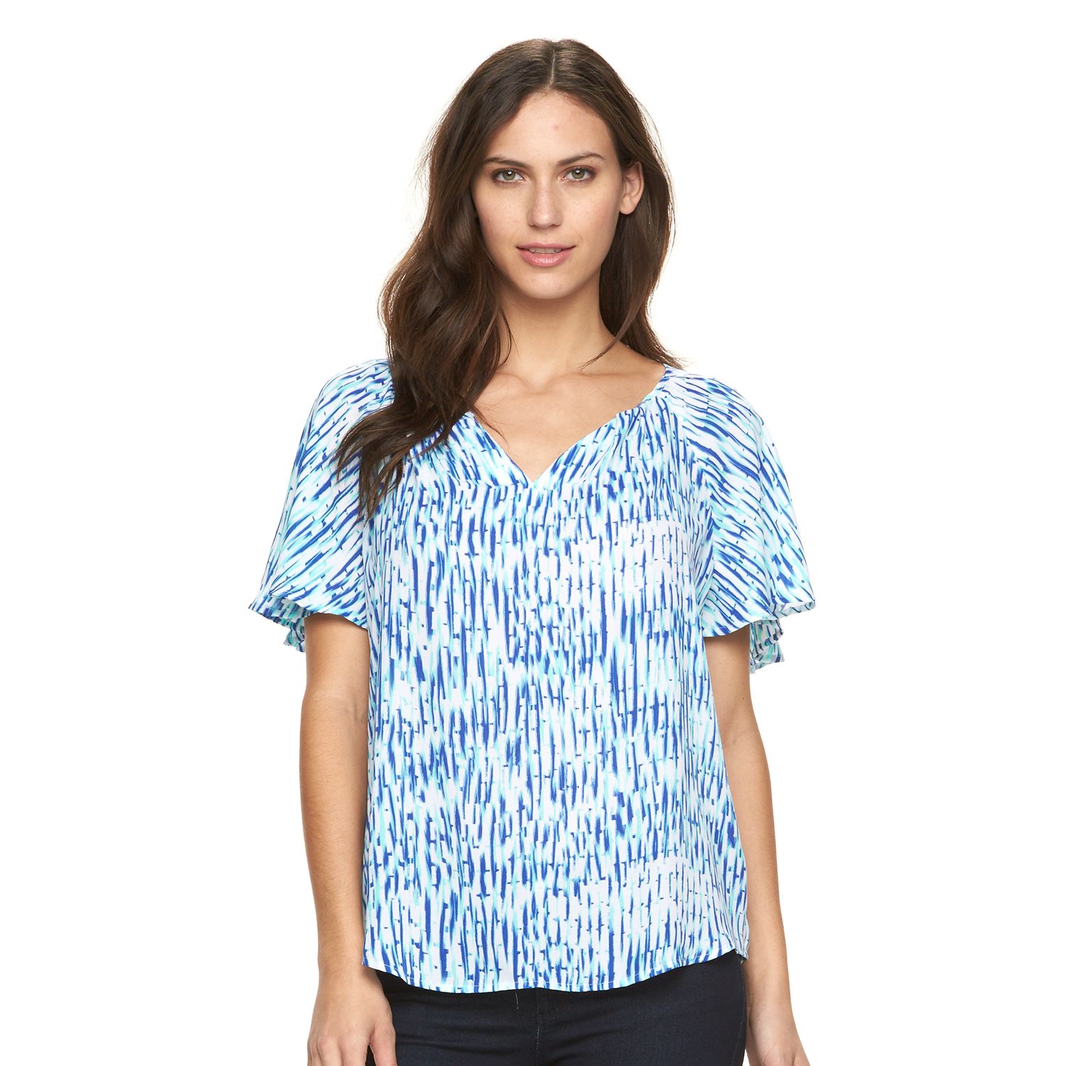 Women's Apt. 9® Flutter Sleeve Top