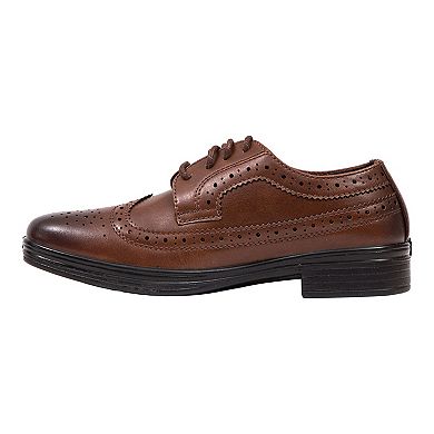 Deer Stags Ace Boys' Wingtip Oxford Shoes