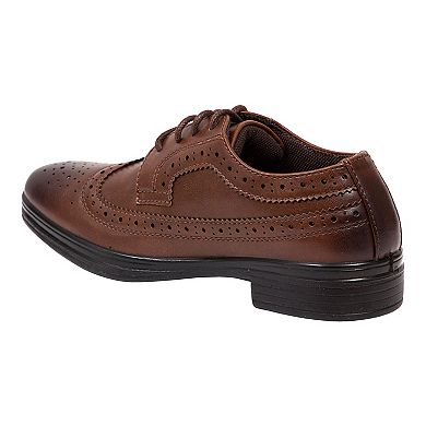 Deer Stags Ace Boys' Wingtip Oxford Shoes