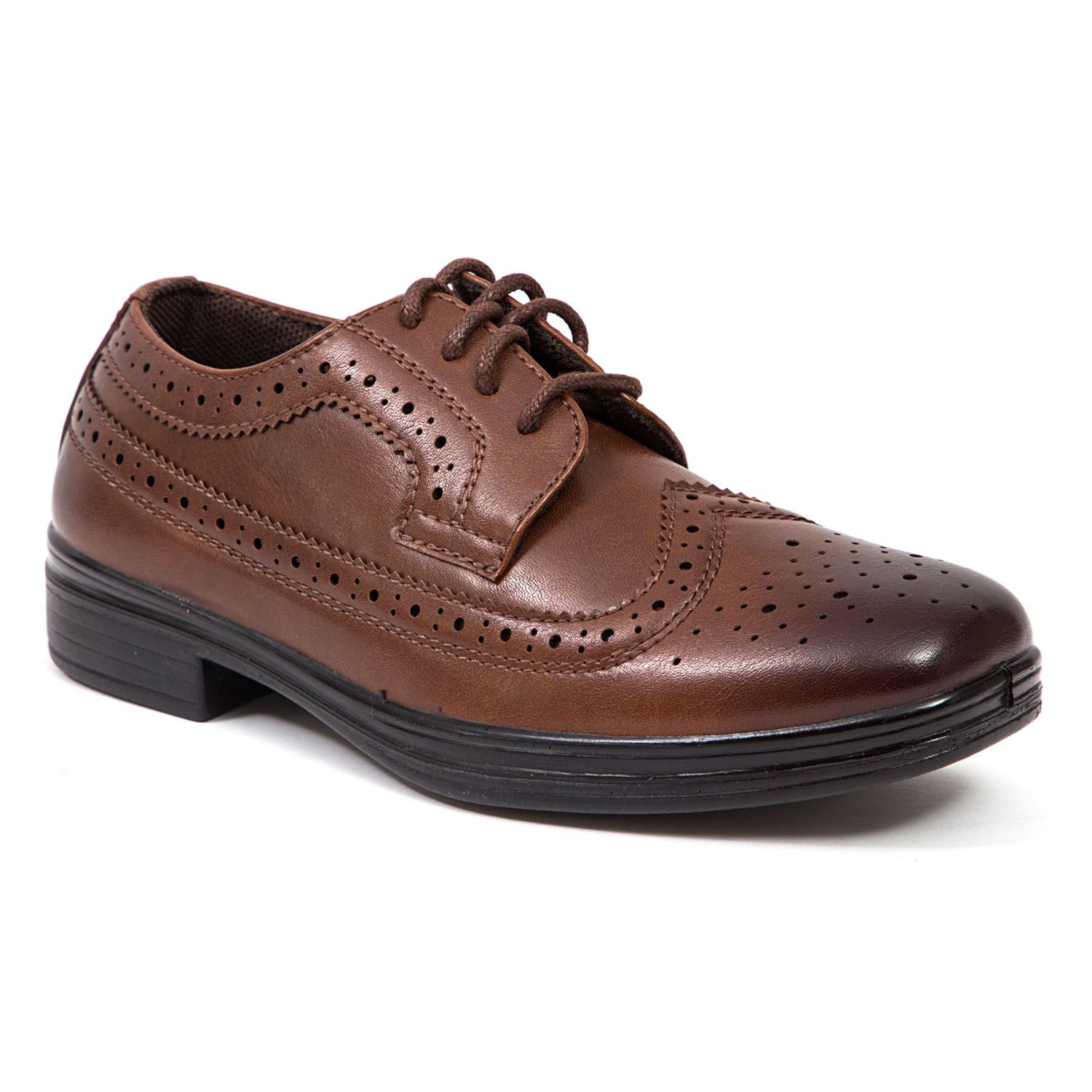 Deer Stags Men\'s Lincoln Burgundy Cap-Toe Derby Shoes with Black Laces, Size 10 Amazon.com | Deer Stags Men main image 4