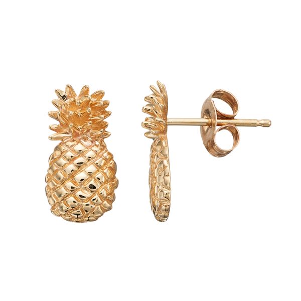Pineapple Earrings Pineapple Studs