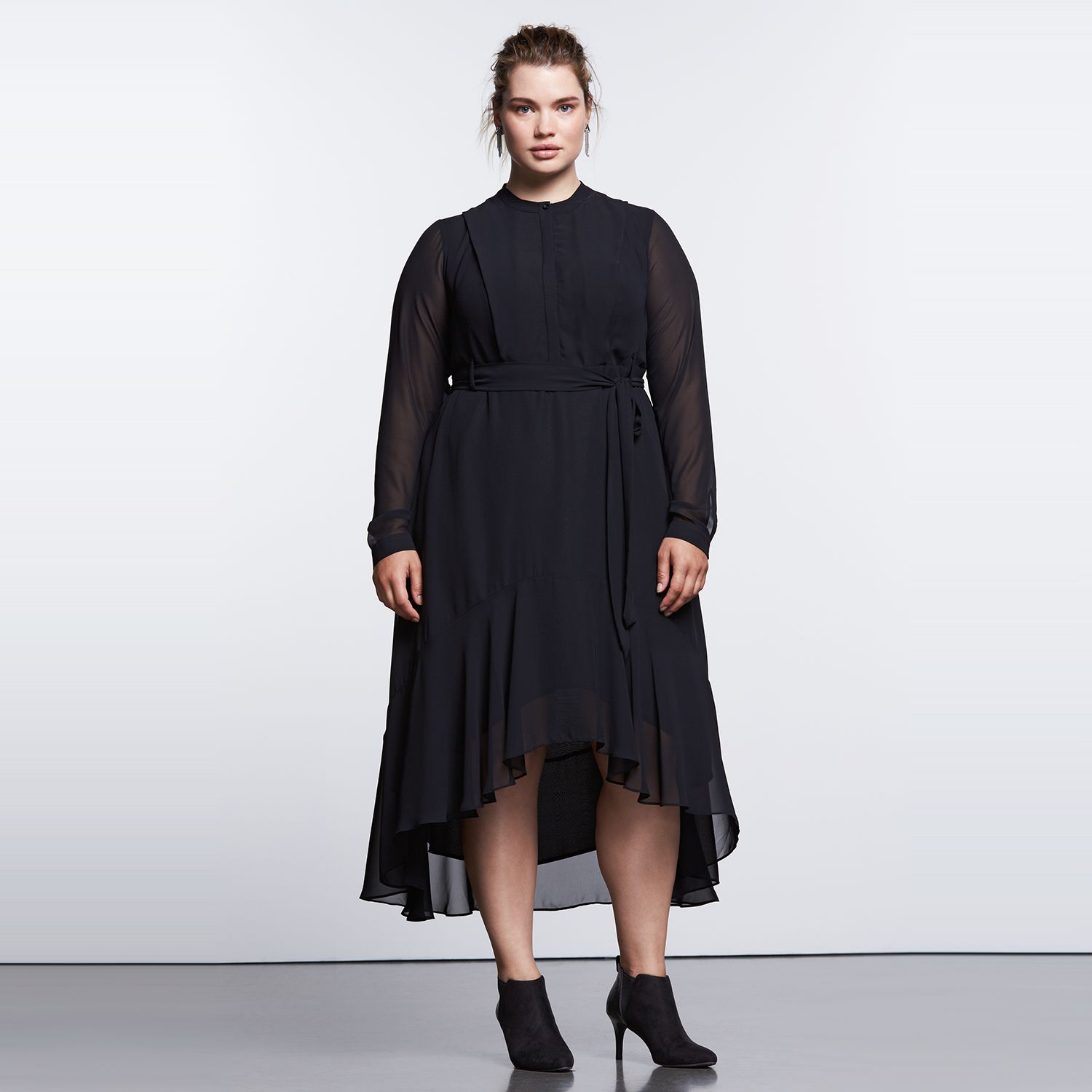 high low shirt dress plus size