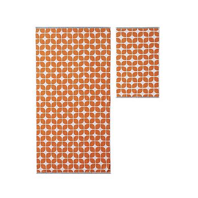 Intelligent Design 6-Piece Elena Cotton Jacquard Bath Towel Set