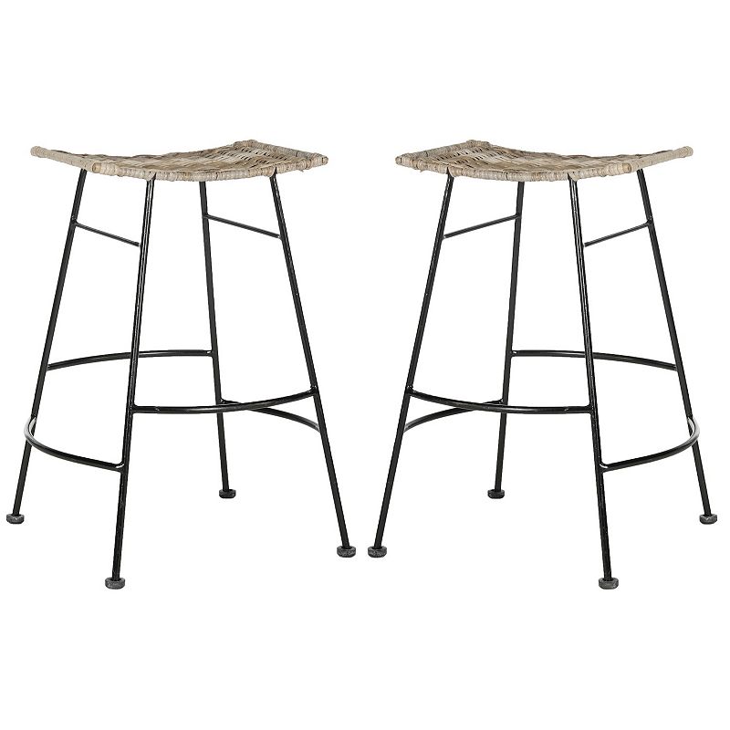 Safavieh Atara Counter Stool 2-piece Set, Grey