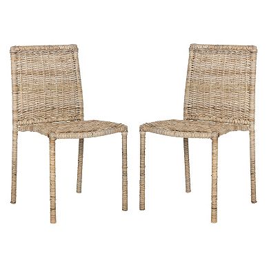 Safavieh Makassar Wicker Chair 2-piece Set