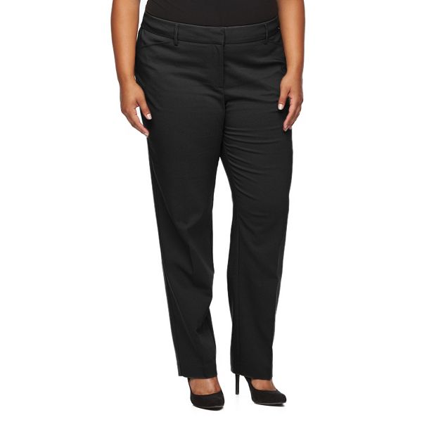 Plus Size Apt. 9® Lucca Modern Fit Straight-Leg Pants