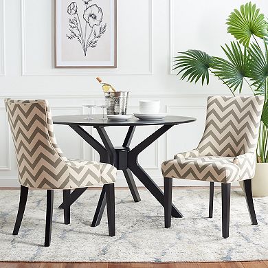Safavieh Lester Chevron Dining Chair 2-piece Set