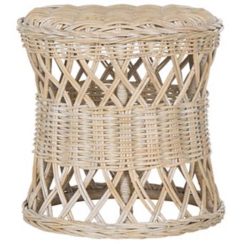 Safavieh Desta Wicker Round End Table