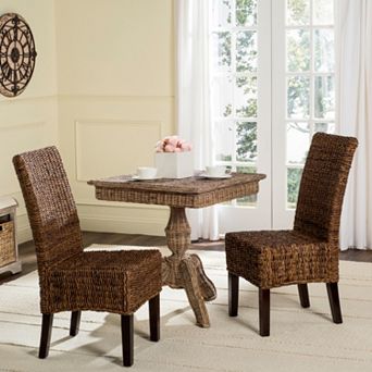 Safavieh Avita Wicker Dining Chair 2 pc Set