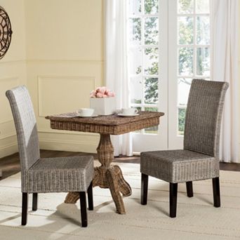 Safavieh Arjun Wicker Dining Chair 2 pc Set