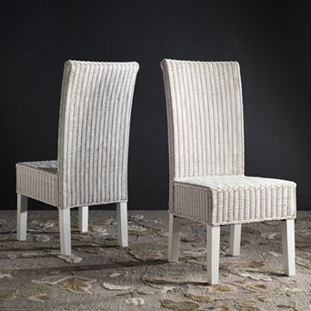 Safavieh Arjun Wicker Dining Chair 2 pc Set