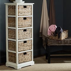 Kohl's Colton 4-Basket Storage Dresser (Mahogany)