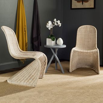 Safavieh Tana Wicker Chair 2 pc Set