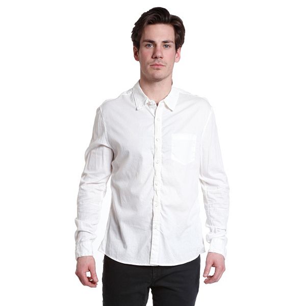 Men's Excelled Slim-Fit Solid Button-Down Shirt