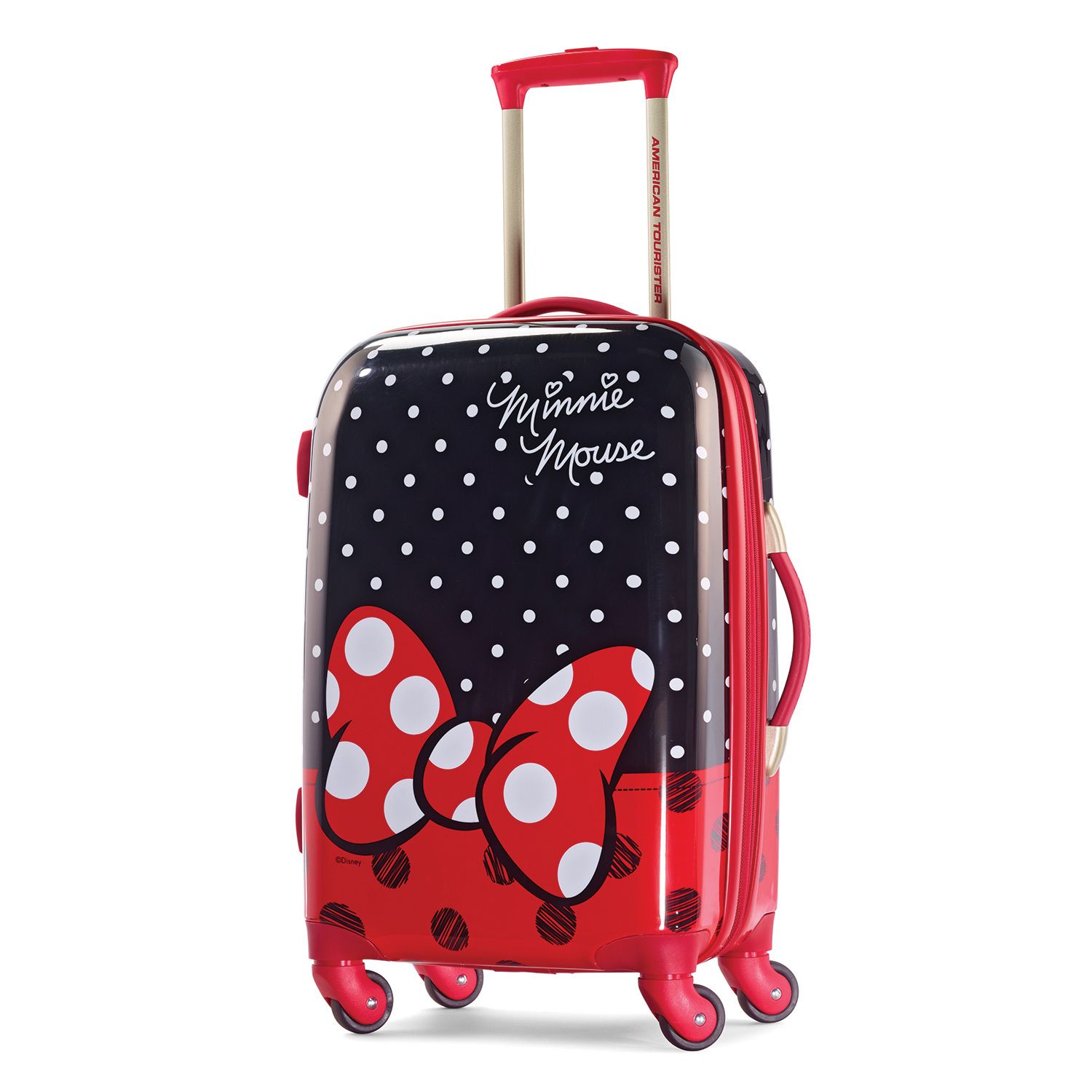 minnie mouse hard shell luggage