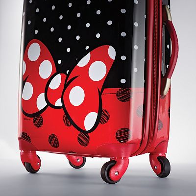 Disney s Minnie Mouse Red Bow Hardside Spinner Luggage by American Tourister