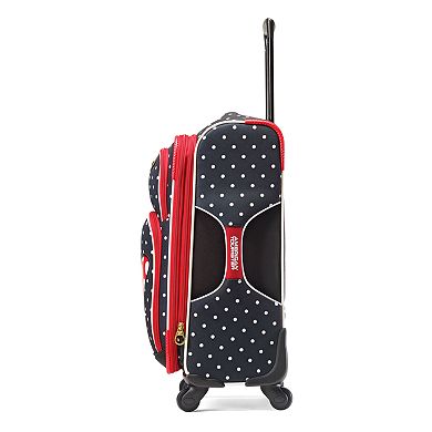 Disney's Minnie Mouse Red Bow & Faces Spinner Luggage by American Tourister